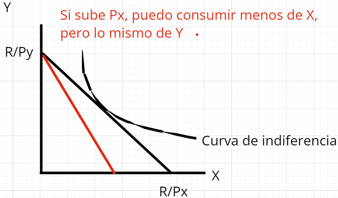 curva indiferencia renta